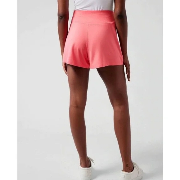 Athleta Womens Activewear Release Wrap Skort Built-in Shorts Size XL Pink - Picture 3 of 10
